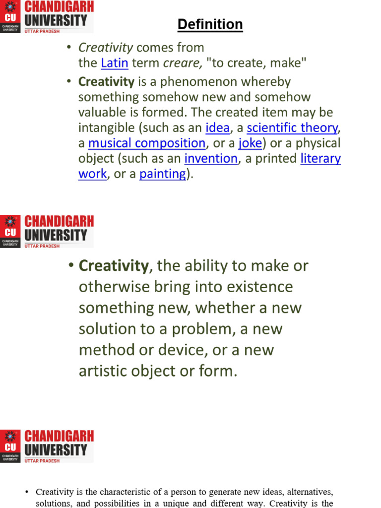 Understanding Creativity and Design Thinking | PDF | Creativity ...