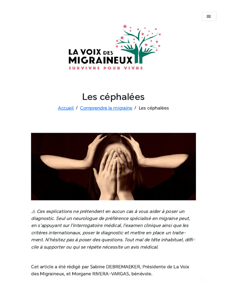 Comprendre les céphalées et leurs types | PDF | Céphalée | Migraine
