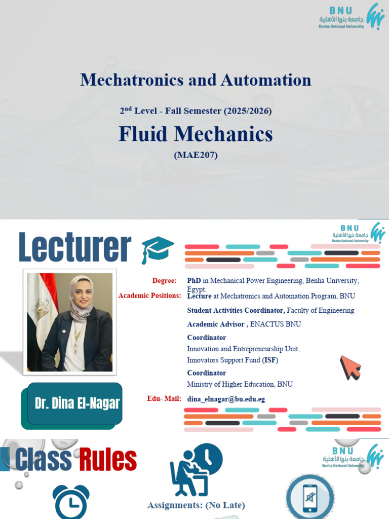 Fluid Mechanics Course Overview MAE207 | PDF | Fluid Dynamics | Fluid ...