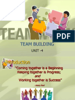 Team Building- Unit 3