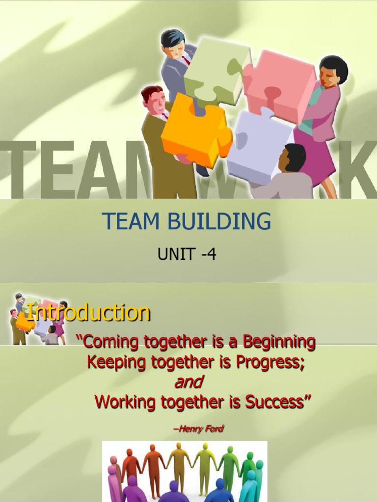 Effective Team Building Strategies | PDF | Goal | Leadership