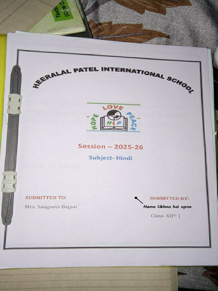 Hindi Project File | PDF