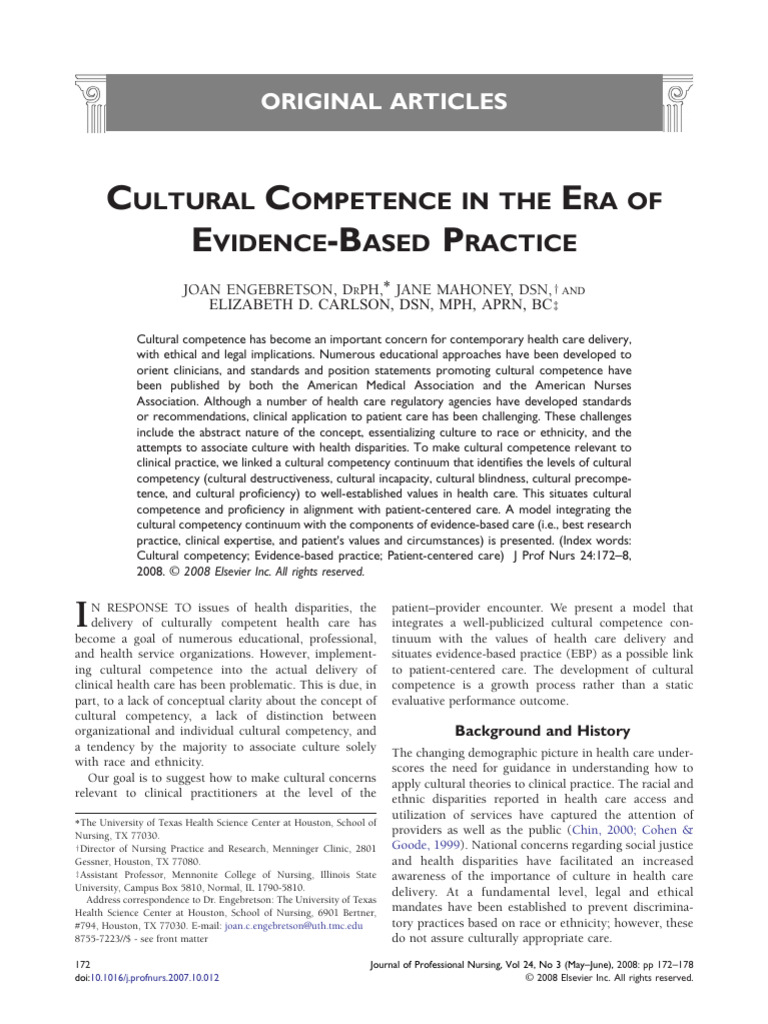 Enhancing Cultural Competence in Healthcare | PDF | Health Equity ...