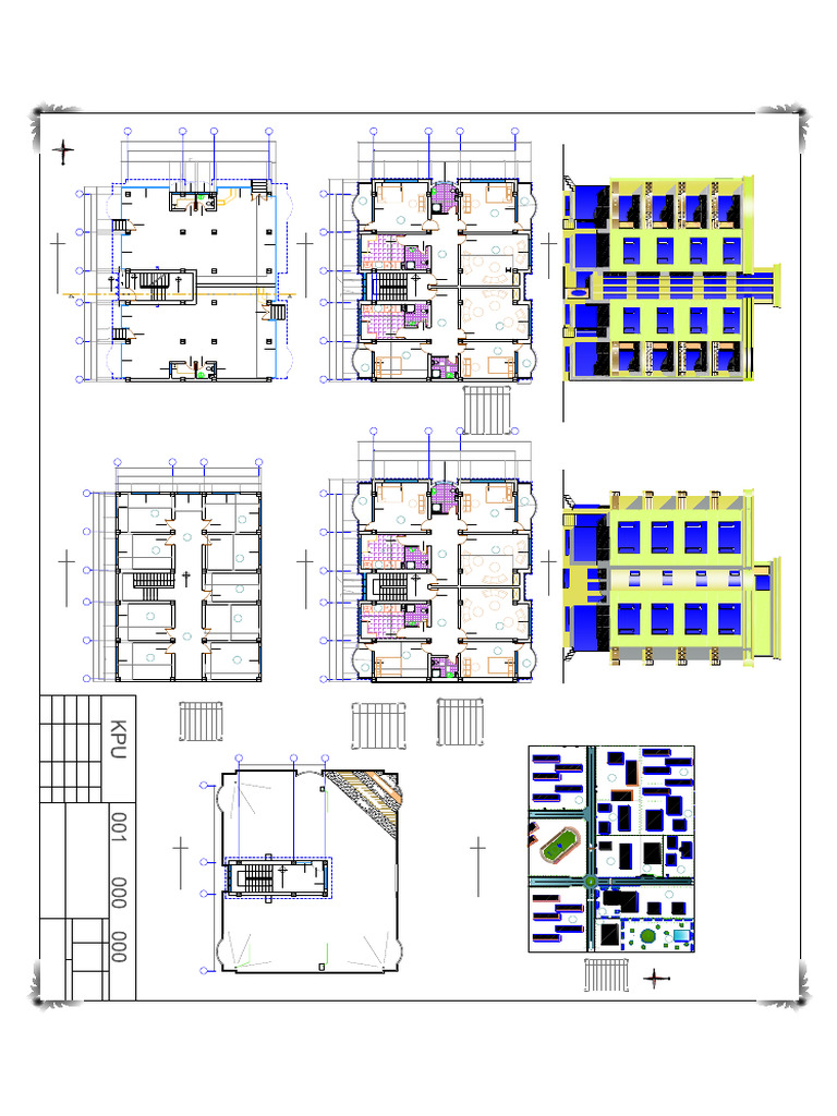 Residential Building Architectural Plans | PDF