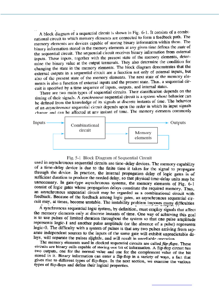 Synchronous Sequential Logic in Digital Design | PDF