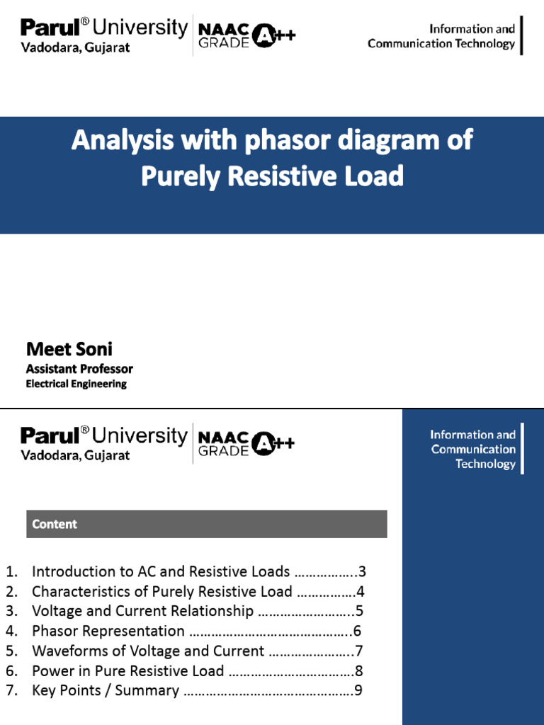 AC Resistive Load Analysis Guide | PDF | Electrical Circuits | Electric ...