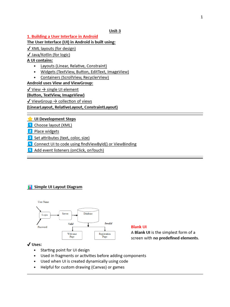 Android UI Development Guide | PDF | Android (Operating System ...