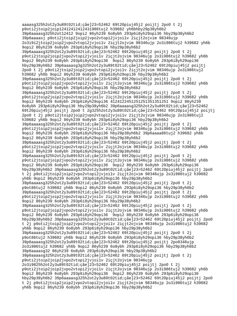 Random Text Data Analysis | PDF