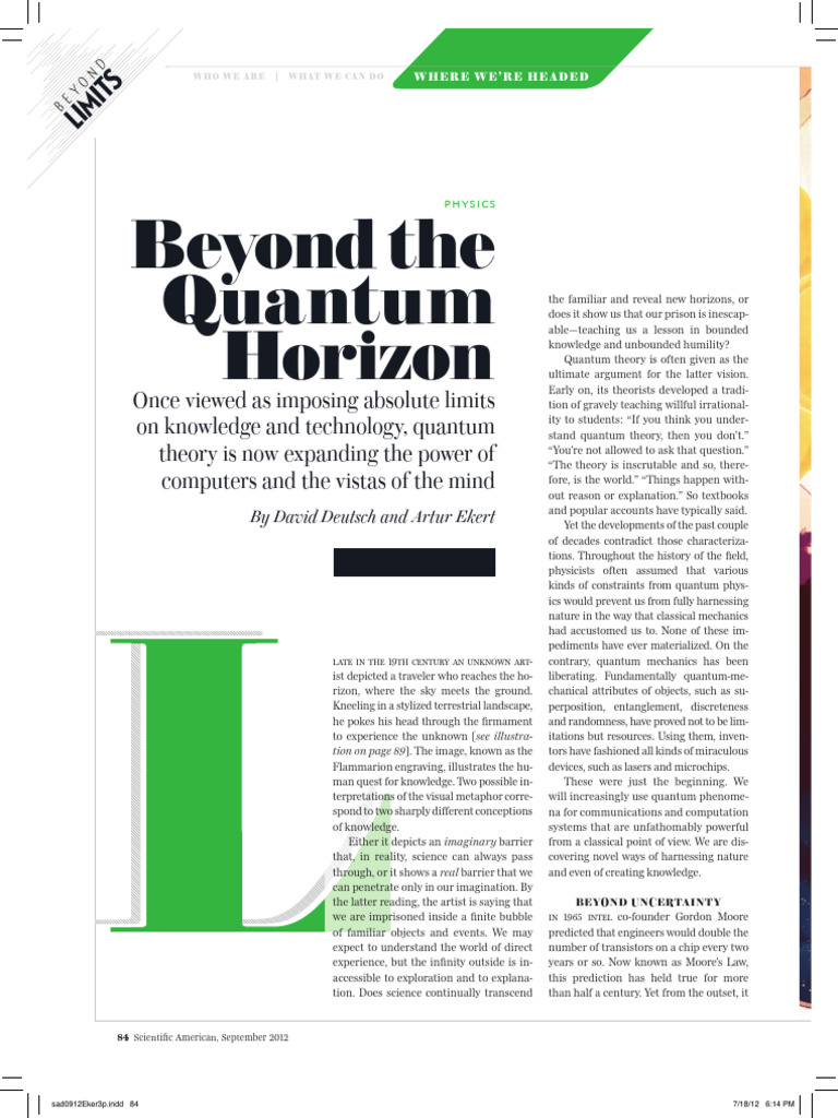 Expanding Knowledge Beyond Quantum Limits | PDF | Quantum Computing ...