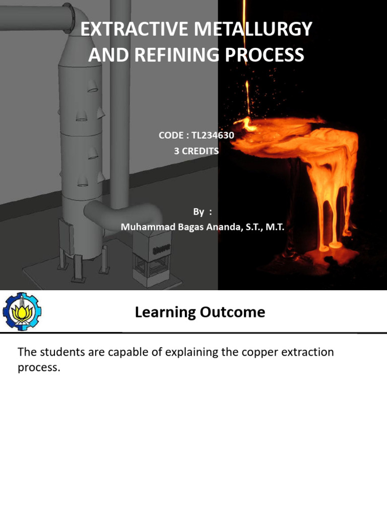 Copper Extraction and Refining Process | PDF
