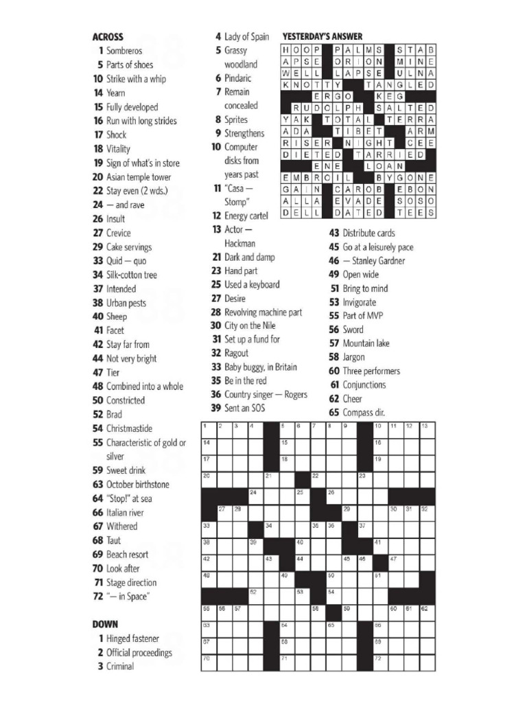 crossword-puzzle-clues-and-answers-pdf