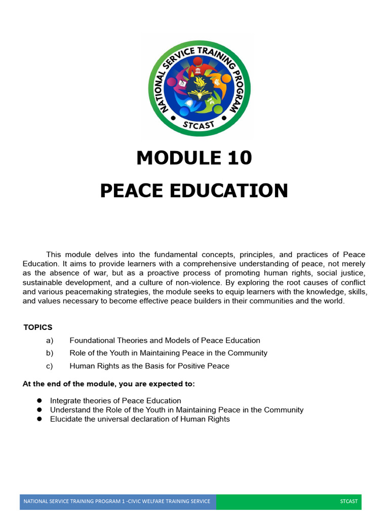 Peace Education: Building Positive Peace | PDF | Violence | Peace