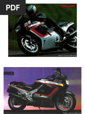 1988 Brochure Kawasaki ZX-10 Tomcat | PDF