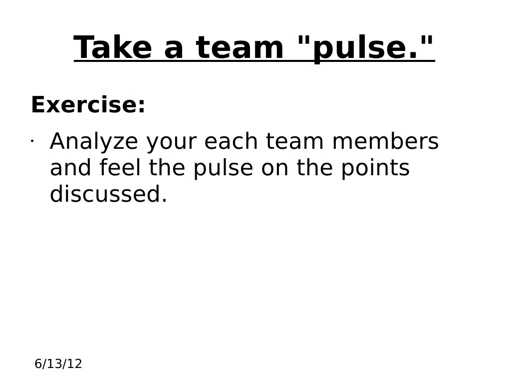 Take A Team 