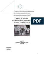 Tehnici Si Metode de Elaborare Si Adoptarea Deciziei Administrative