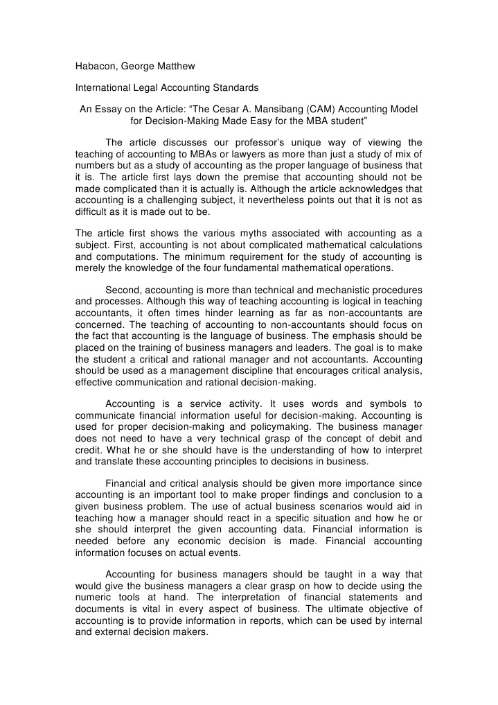 Critical thinking questions for accounting picture