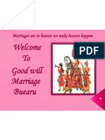 Welcome To Good Will Marriage Buearu: Marriages Are in Heaven We Make Heaven Happen