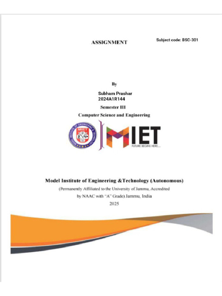 Assignment | PDF