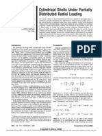 Cylindrical Shells Under Partially Distributed Radial Loading