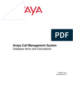 Avaya CMS DB Items 100152807