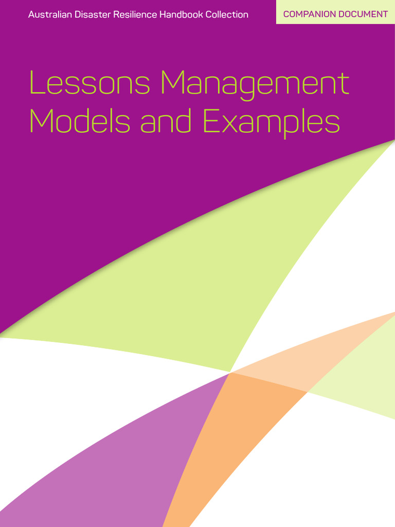 Aidr Handbookcollection Lessonsmanagement Models and Examples 2019-07 ...