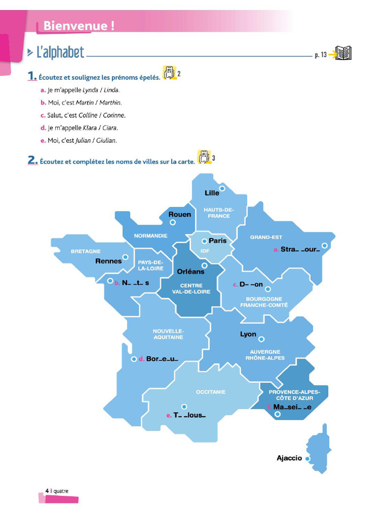 Edito A1 2022 Cahier D Activites Extrait (Dragged) | PDF
