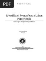 Download Draft Proposal Penelitian IdentifikasiInventarisasi Lahan Milik Pemerintah by h1k4ri SN9693664 doc pdf