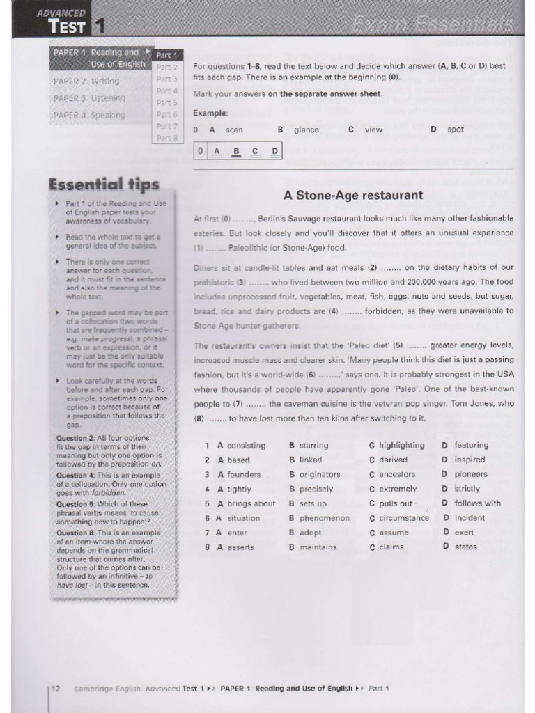 CAE2 | PDF