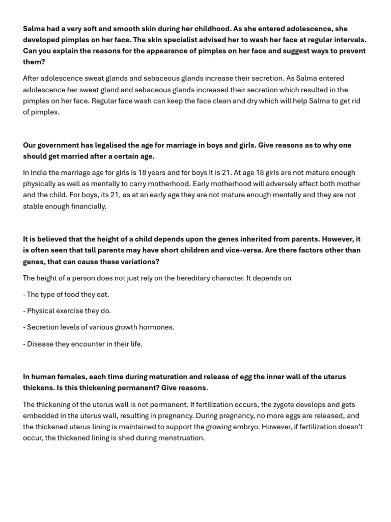 Causes and Prevention of Pimples | PDF