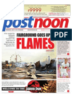 Fairground Goes Up in Flames