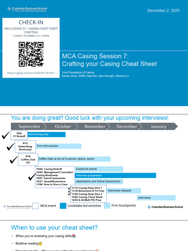 Casing Cheat Sheet for Interviews | PDF | Pricing | Mergers And ...