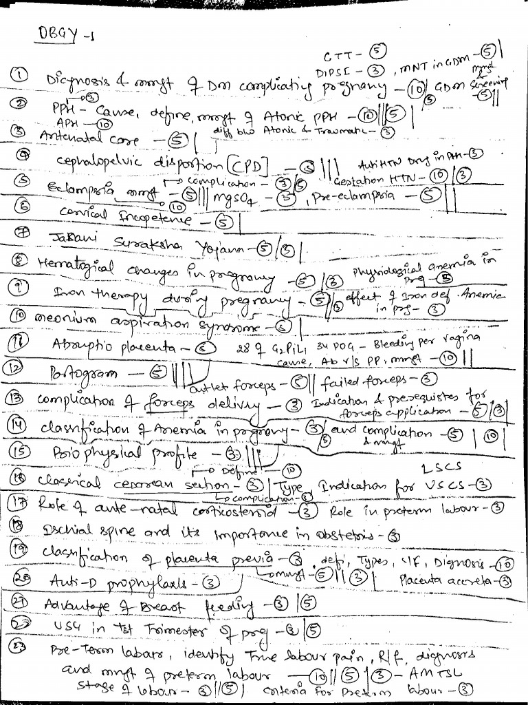 Obg 1 | PDF