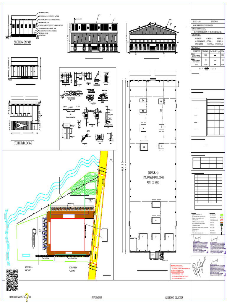 Industrial Building Plan for Paper Board | PDF | Architectural Design ...