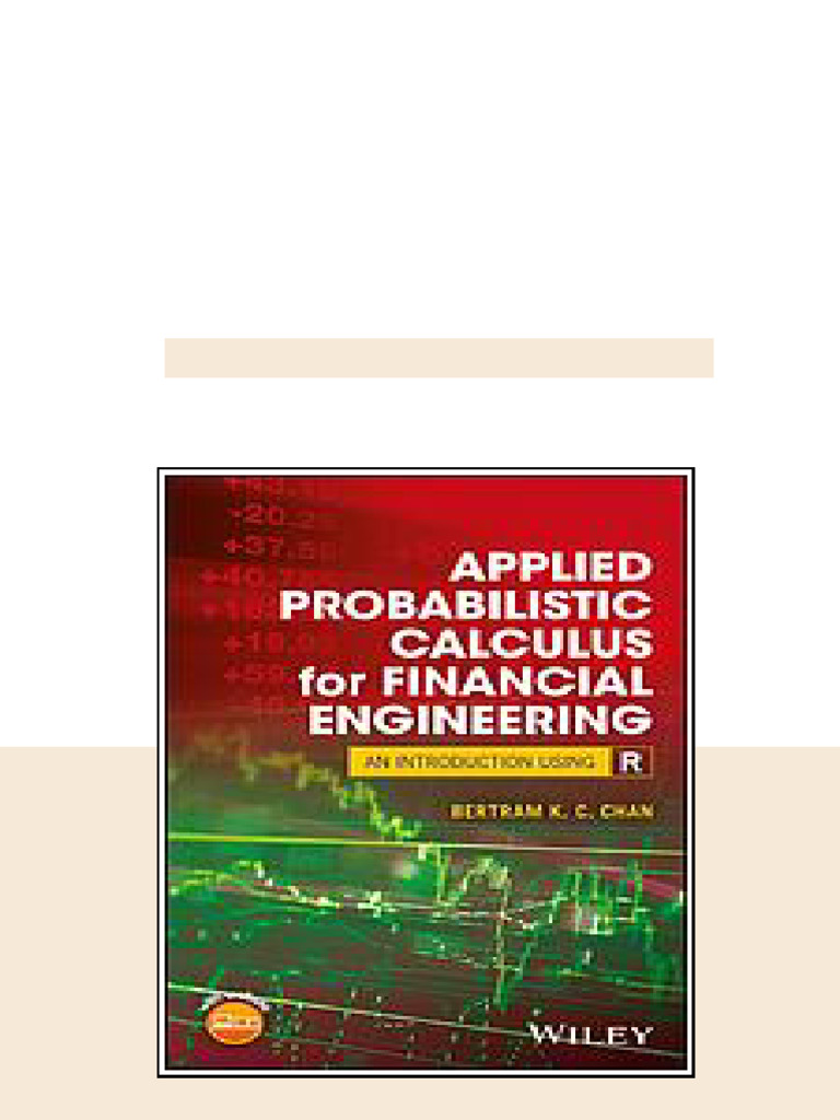 Applied Probabilistic Calculus For Financial Engineering An ...