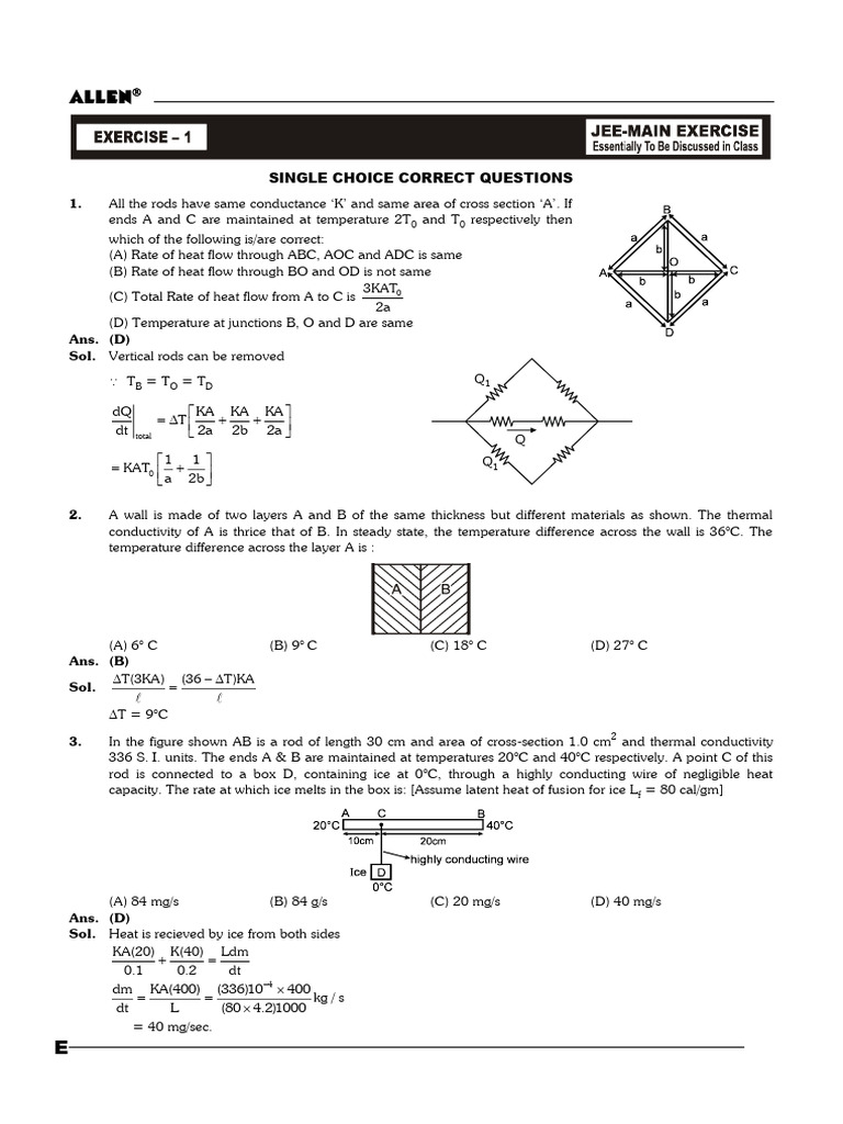 HT Exercise Sol | PDF | Infrared | Transport Phenomena