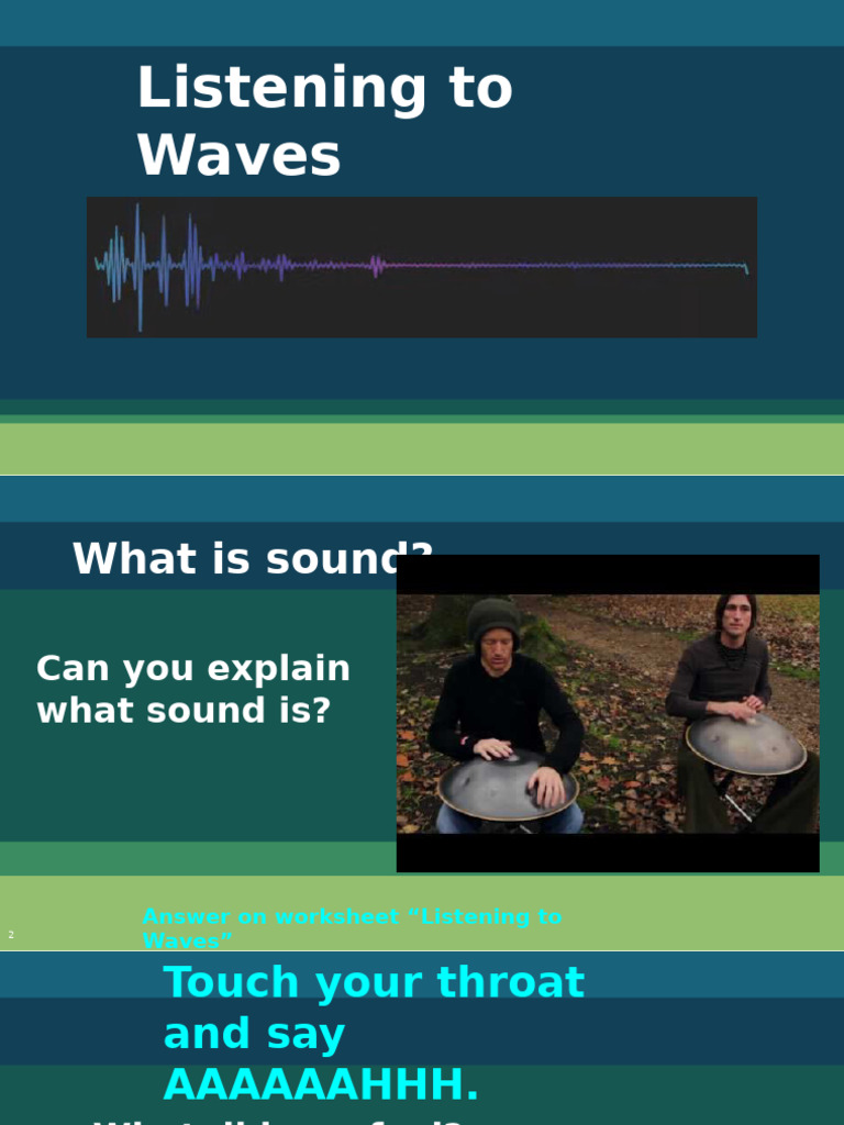 Listening to Simple Waves - Signal Generator | PDF | Amplitude | Sound