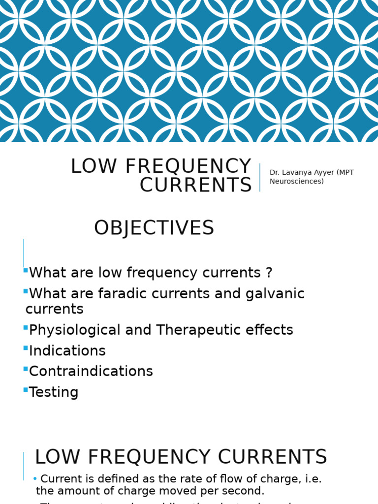 Understanding Low Frequency Currents | PDF | Motor Neuron | Electric ...