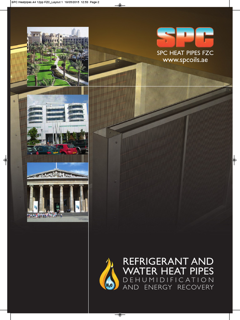SPC Heat Pipes for HVAC Efficiency | PDF | Air Conditioning | Pipe ...