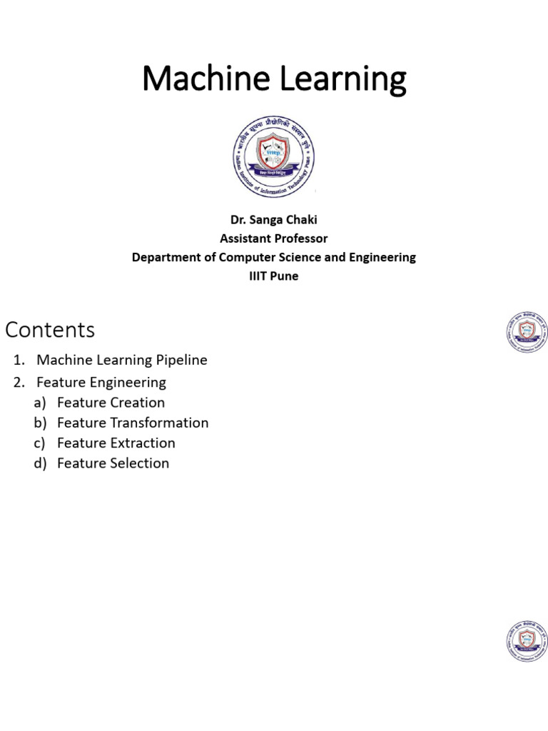 Machine Learning Pipeline & Feature Engineering | PDF | Outlier ...