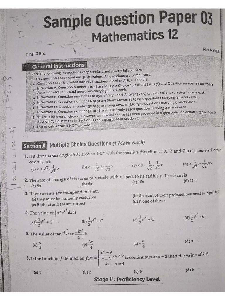 Maths Sample | PDF