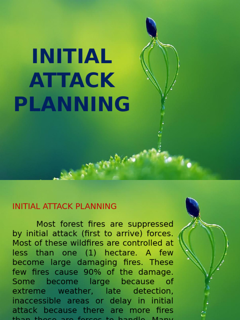 Effective Initial Attack Planning for Wildfires | PDF | Wildfire | Fires