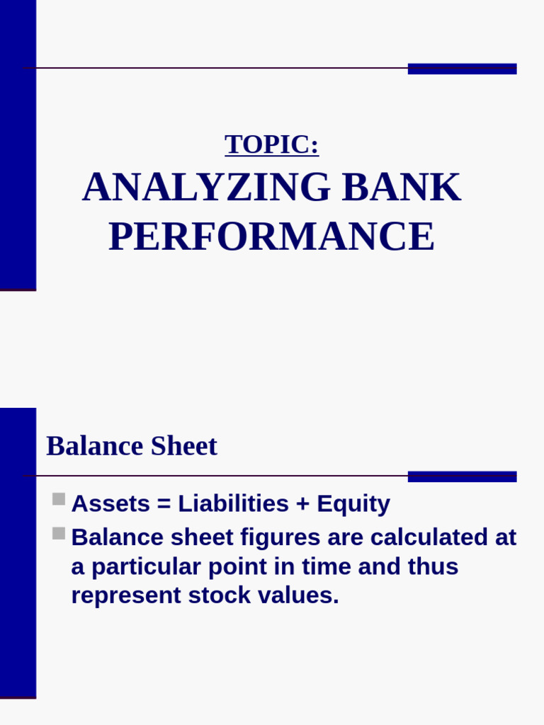 Bank Performance Analysis Guide | PDF | Banks | Interest