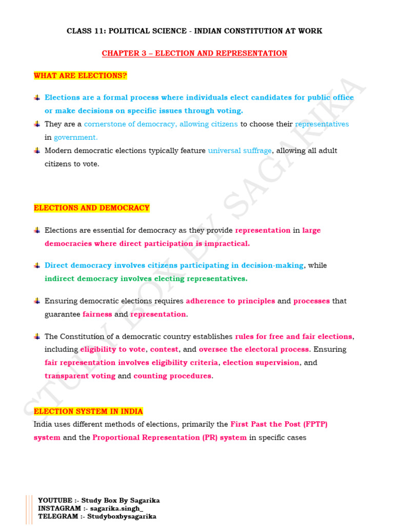 Indian Election Systems Explained | PDF | Electoral District | Elections