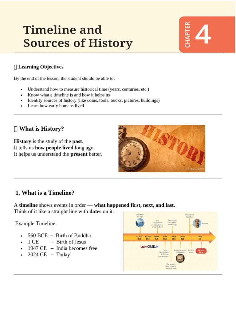 Understanding History and Timelines | PDF | Common Era