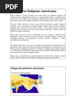 As Culturas Índigenas Americanas