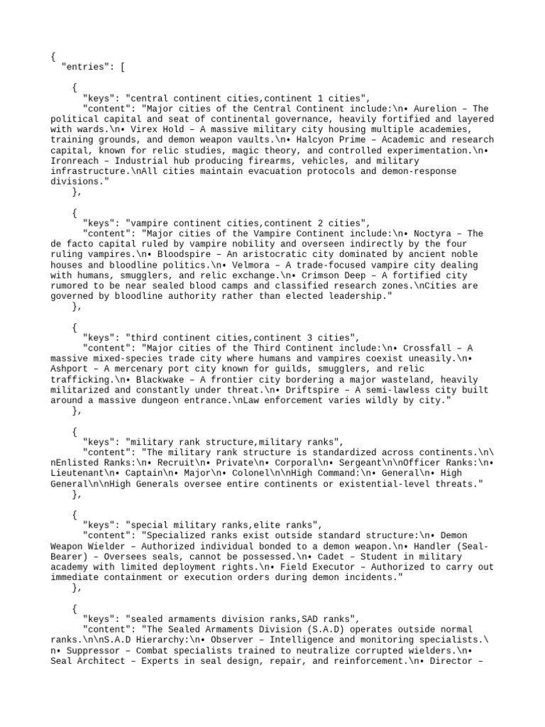 World Preset.json | PDF | Military Rank | Military