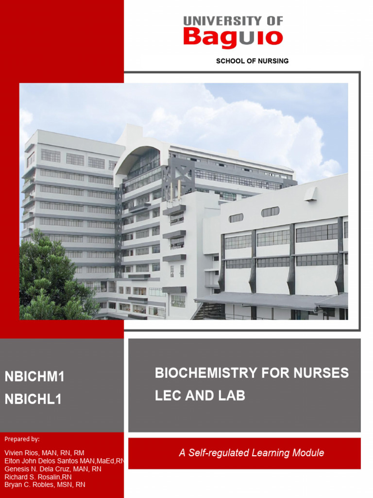 Biochemistry Module | PDF | Ion | Ph