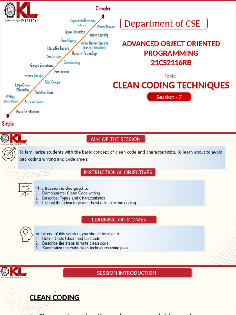 Clean Coding Techniques in Java | PDF | Class (Computer Programming ...
