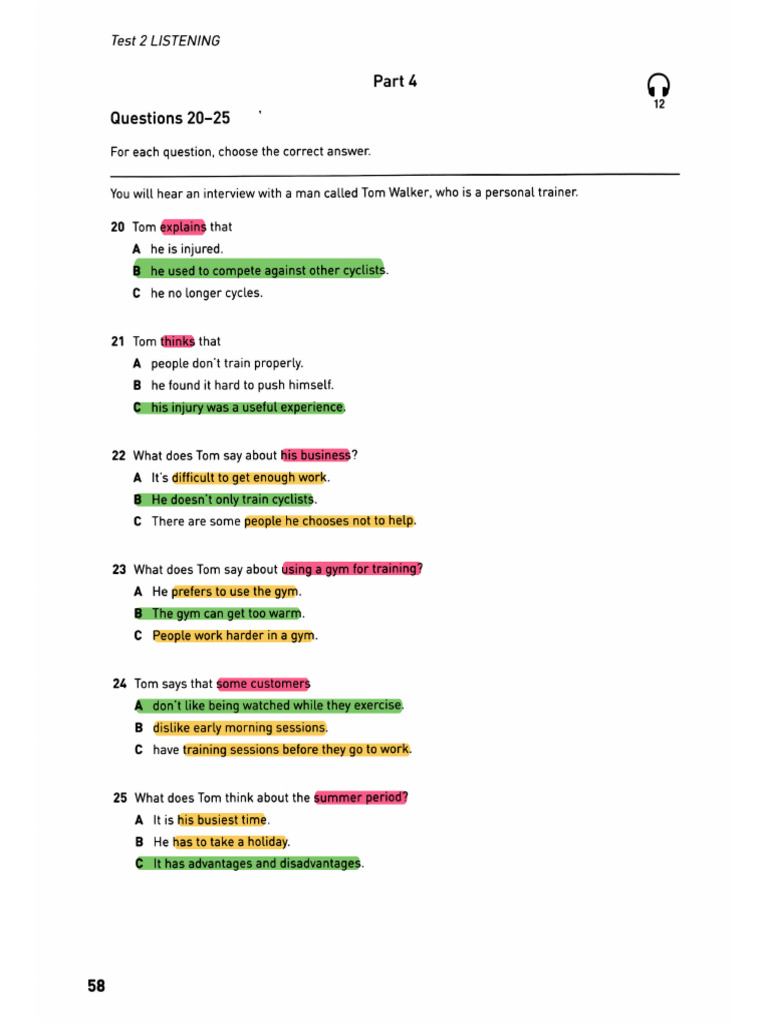 Collins Test 2 - Part 4 Listening | PDF