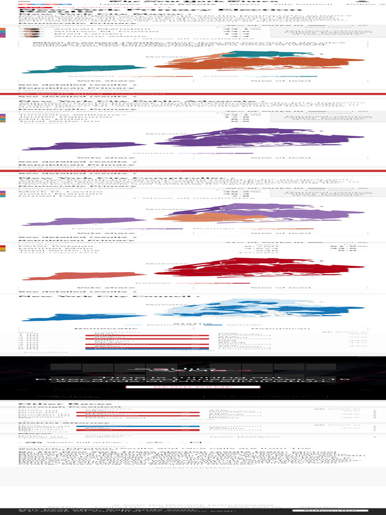 NYC 2024 Democratic Primary Results | PDF | New York City | Government
